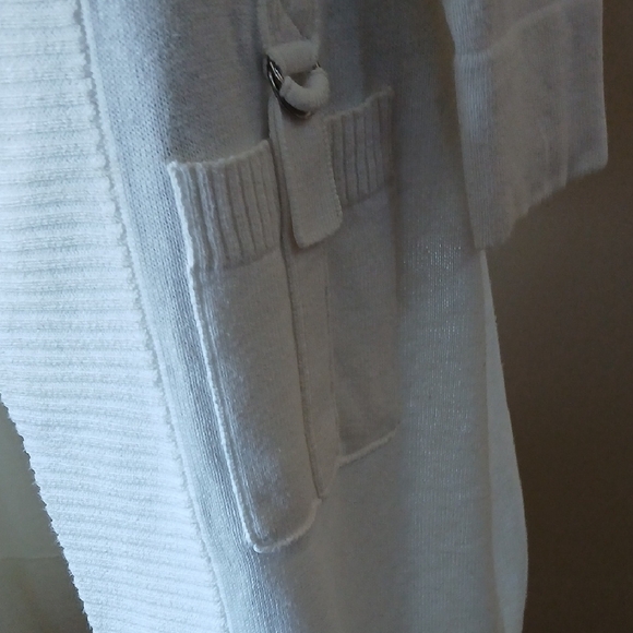 Banana Republic White Long Cotton Sweater - Picture 9 of 11